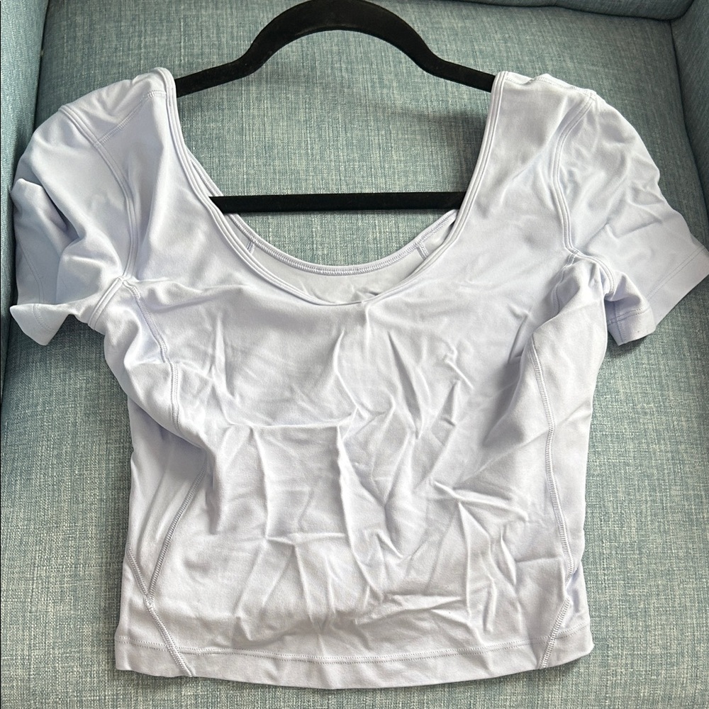 lululemon athletica Lavender Crop Top